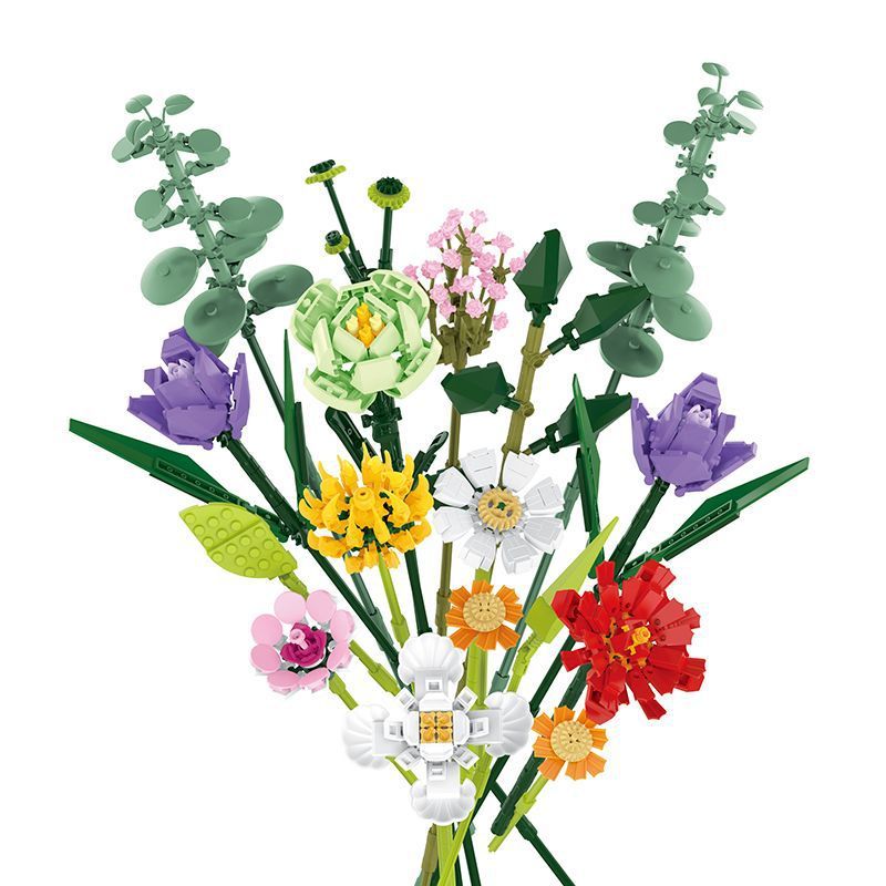 MorkModel 034004 Mork Model 034004 non  BIỂN TÌNH LÃNG MẠN bộ đồ chơi xếp lắp ráp ghép mô hình Creator Expert BOUQUE Chuyên Gia Sáng Tạo 836 khối