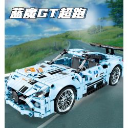 Decool 22051 Jisi 22051 non  4 MÔ HÌNH bộ đồ chơi xếp lắp ráp ghép mô hình Mini Racing Pacemaker Đua Xe Mini 90 khối