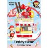 INBRIXX 881202 non  GẤU BÔNG KEM DÂU bộ đồ chơi xếp lắp ráp ghép mô hình TEDDY BEAR ICE CREAM WORLD