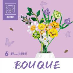 MorkModel 034002 Mork Model 034002 non  MÙA XUÂN LÃNG MẠN bộ đồ chơi xếp lắp ráp ghép mô hình Creator Expert BOUQUE Chuyên Gia Sáng Tạo 925 khối