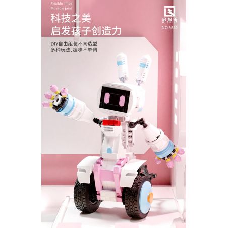 QIZHILE 6532 non  ROBOT ĐỒNG HÀNH LISNER LINA bộ đồ chơi xếp lắp ráp ghép mô hình  Kỹ Thuật Công Nghệ Cao Mô Hình Phương Tiện