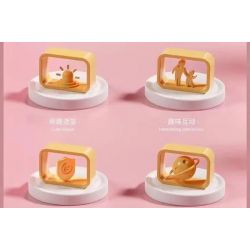 QIZHILE 6532 non  ROBOT ĐỒNG HÀNH LISNER LINA bộ đồ chơi xếp lắp ráp ghép mô hình  Kỹ Thuật Công Nghệ Cao Mô Hình Phương Tiện