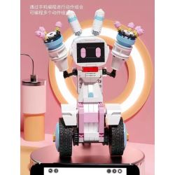 QIZHILE 6532 non  ROBOT ĐỒNG HÀNH LISNER LINA bộ đồ chơi xếp lắp ráp ghép mô hình  Kỹ Thuật Công Nghệ Cao Mô Hình Phương Tiện