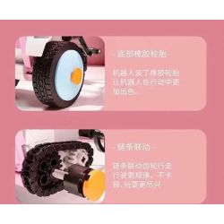 QIZHILE 6532 non  ROBOT ĐỒNG HÀNH LISNER LINA bộ đồ chơi xếp lắp ráp ghép mô hình  Kỹ Thuật Công Nghệ Cao Mô Hình Phương Tiện