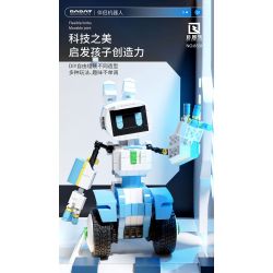 QIZHILE 6531 non  ROBOT ĐỒNG HÀNH RENA REINER bộ đồ chơi xếp lắp ráp ghép mô hình  Kỹ Thuật Công Nghệ Cao Mô Hình Phương Tiện