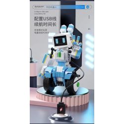 QIZHILE 6531 non  ROBOT ĐỒNG HÀNH RENA REINER bộ đồ chơi xếp lắp ráp ghép mô hình  Kỹ Thuật Công Nghệ Cao Mô Hình Phương Tiện