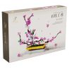 QIZHILE 92008 non  MẢNH bộ đồ chơi xếp lắp ráp ghép mô hình Flowers EVERLASTING LILAC Hoa