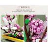 QIZHILE 92008 non  MẢNH bộ đồ chơi xếp lắp ráp ghép mô hình Flowers EVERLASTING LILAC Hoa