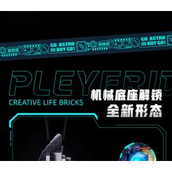 PLEYERID M38-P8010 P8010 8010 M38P8010 38-P8010 non  CẬU BÉ VŨ TRỤ CÁNH TAY SẮT ANH HÙNG TRÁI ĐẤT NHỎ bộ đồ chơi xếp lắp ráp ghép mô hình Movie & Game Phim Và Trò Chơi