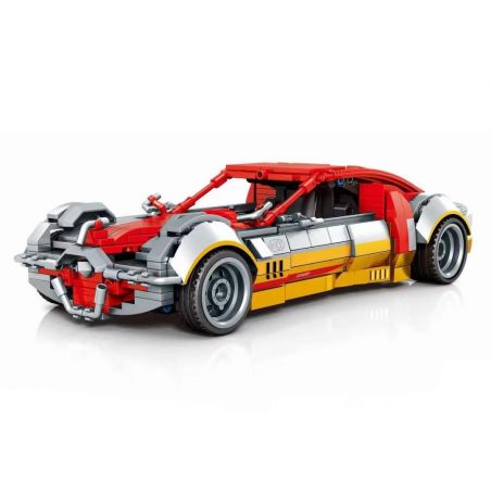 SHENG YUAN SY 8415 non  HỒ SAIBON LAKE DEMINE SWORD RUN CAR BACKSTAY bộ đồ chơi xếp lắp ráp ghép mô hình  TECHINQUE Kỹ Thuật Công Nghệ Cao Mô Hình Phương Tiện 720 khối