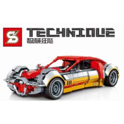 SHENG YUAN SY 8415 non  HỒ SAIBON LAKE DEMINE SWORD RUN CAR BACKSTAY bộ đồ chơi xếp lắp ráp ghép mô hình  TECHINQUE Kỹ Thuật Công Nghệ Cao Mô Hình Phương Tiện 720 khối