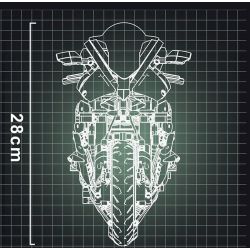 MorkModel 028002 Mork Model 028002 non  KAWASAKI H2 tỷ lệ 1:5 bộ đồ chơi xếp lắp ráp ghép mô hình  Kỹ Thuật Công Nghệ Cao Mô Hình Phương Tiện 2022 khối