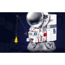 PLEYERID M38-P8001 P8001 8001 M38P8001 38-P8001 non  ĐỒ TRANG TRÍ MÁY TÍNH ĐỂ BÀN PHI HÀNH GIA 3 LOẠI bộ đồ chơi xếp lắp ráp ghép mô hình