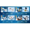 SEMBO 203312 203313 203314 203315 203316 203317 203318 203311 non  MÁY BAY AEROSPACE 8 KẾT HỢP bộ đồ chơi xếp lắp ráp ghép mô hình Creator SEA OF STARS Sáng Tạo 836 khối
