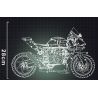 MorkModel 028002 Mork Model 028002 non  KAWASAKI H2 tỷ lệ 1:5 bộ đồ chơi xếp lắp ráp ghép mô hình  Kỹ Thuật Công Nghệ Cao Mô Hình Phương Tiện 2022 khối