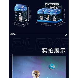 PLEYERID M38-P8001 P8001 8001 M38P8001 38-P8001 non  ĐỒ TRANG TRÍ MÁY TÍNH ĐỂ BÀN PHI HÀNH GIA 3 LOẠI bộ đồ chơi xếp lắp ráp ghép mô hình