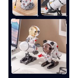 PLEYERID M38-P8001 P8001 8001 M38P8001 38-P8001 non  ĐỒ TRANG TRÍ MÁY TÍNH ĐỂ BÀN PHI HÀNH GIA 3 LOẠI bộ đồ chơi xếp lắp ráp ghép mô hình