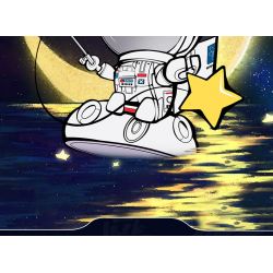 PLEYERID M38-P8001 P8001 8001 M38P8001 38-P8001 non  ĐỒ TRANG TRÍ MÁY TÍNH ĐỂ BÀN PHI HÀNH GIA 3 LOẠI bộ đồ chơi xếp lắp ráp ghép mô hình