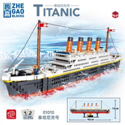 LIN07 01010 non  TITANIC. bộ đồ chơi xếp lắp ráp ghép mô hình Creator Expert Chuyên Gia Sáng Tạo 1288 khối