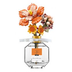 JAKI JK2506 2506 non  CẮM HOA BẢO QUẢN BẰNG HƯƠNG THƠM MÙA HÈ NGÔ bộ đồ chơi xếp lắp ráp ghép mô hình Flowers