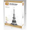 LOZ 9361 Xếp hình kiểu Nanoblock ARCHITECTURE The Eiffel Tower Tháp Eiffel 321 khối