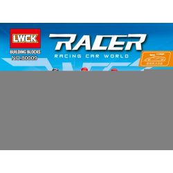 LWCK 80009 non  8 LOẠI XE ĐUA bộ đồ chơi xếp lắp ráp ghép mô hình Speed Champions Racing Cars Đua Xe Công Thức 396 khối