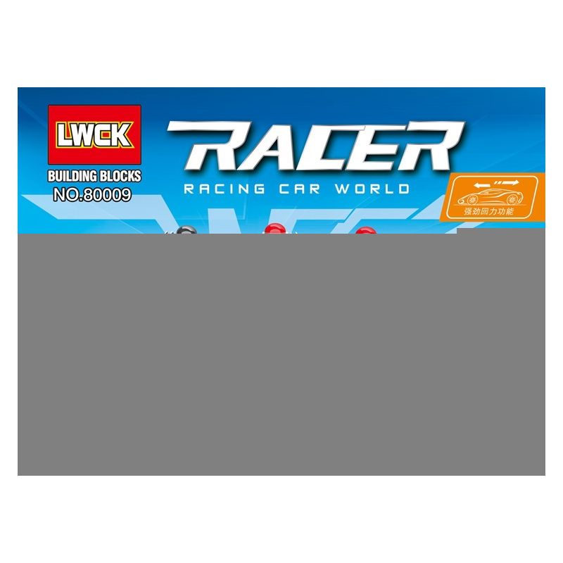LWCK 80009 non  8 LOẠI XE ĐUA bộ đồ chơi xếp lắp ráp ghép mô hình Speed Champions Racing Cars Đua Xe Công Thức 396 khối