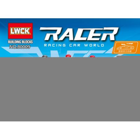 LWCK 80009 non  8 LOẠI XE ĐUA bộ đồ chơi xếp lắp ráp ghép mô hình Speed Champions Racing Cars Đua Xe Công Thức 396 khối