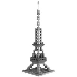 LOZ 9361 Xếp hình kiểu Nanoblock ARCHITECTURE The Eiffel Tower Tháp Eiffel 321 khối
