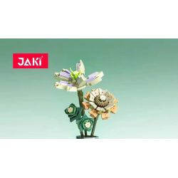 JAKI JK2502 2502 non  NGHỆ THUẬT CẮM HOA BẢO QUẢN BẰNG HƯƠNG LIỆU CÂU CHUYỆN VỀ NIỀM ĐAM MÊ bộ đồ chơi xếp lắp ráp ghép mô hình Flowers