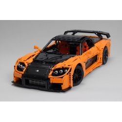 CADA DOUBLEE C61502 61502 REBRICKABLE MOC-57488 57488 MOC57488 non  TOKYO DRIFT NHANH VÀ NGUY HIỂM MAZDA RX-7 VEILSIDE FORTUNE CỦA bộ đồ chơi xếp lắp ráp ghép mô hình HAN'S MAZDA RX-7 VEILSIDE FORTUNE 3071 khối