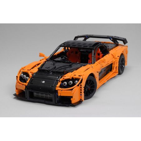 CADA DOUBLEE C61502 61502 REBRICKABLE MOC-57488 57488 MOC57488 non  TOKYO DRIFT NHANH VÀ NGUY HIỂM MAZDA RX-7 VEILSIDE FORTUNE CỦA bộ đồ chơi xếp lắp ráp ghép mô hình HAN'S MAZDA RX-7 VEILSIDE FORTUNE 3071 khối