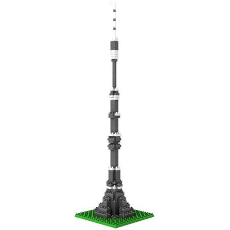LOZ 9362 Xếp hình kiểu Nanoblock ARCHITECTURE Ostankino Tower Tháp Ostankino 190 khối