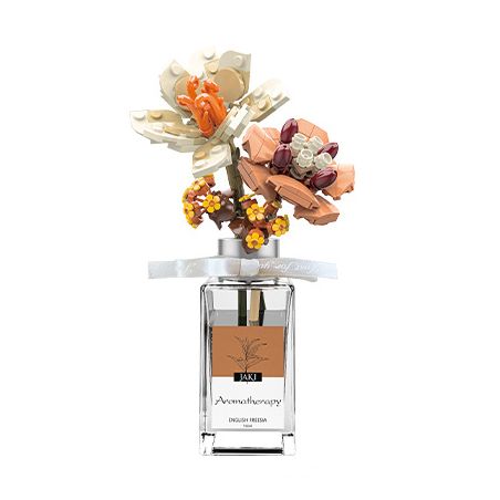 JAKI JK2501 2501 non  NGHỆ THUẬT HƯƠNG HOA VĨNH CỬU CÔ GÁI TIANZHU bộ đồ chơi xếp lắp ráp ghép mô hình Flowers