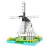 LOZ 9363 Xếp hình kiểu Nanoblock ARCHITECTURE Windmill Cối Xay Gió 250 khối