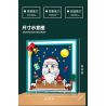 SX 88014 non  KHUNG ẢNH GIÁNG SINH bộ đồ chơi xếp lắp ráp ghép mô hình Christmas CHRISTMAS PHOTO FRAME 1070 khối