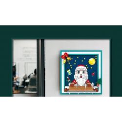 SX 88014 non  KHUNG ẢNH GIÁNG SINH bộ đồ chơi xếp lắp ráp ghép mô hình Christmas CHRISTMAS PHOTO FRAME 1070 khối
