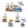 LWCK 80022 non  4 SPACE STREET VIEWS SHENJIAN CƠ QUAN VŨ TRỤ BẢO TÀNG KHÔNG GIAN THIÊN CHÂU-1 bộ đồ chơi xếp lắp ráp ghép mô hình Modular Buildings Mô Hình Nhà Cửa 836 khối