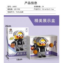 THULE L8002 8002 non  THỰC TẬP SINH CÁ NHÂN BẠN THẬT XINH ĐẸP bộ đồ chơi xếp lắp ráp ghép mô hình 625 khối