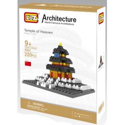 LOZ 9364 Xếp hình kiểu Nanoblock ARCHITECTURE Temple Of Heaven Đền Thờ Của Trời 220 khối
