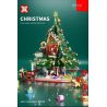 SX 88013 non  NGÔI NHÀ CÂY THÔNG NOEL bộ đồ chơi xếp lắp ráp ghép mô hình Christmas Giáng Sinh 2100 khối