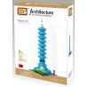LOZ 9365 Xếp hình kiểu Nanoblock ARCHITECTURE Taipei 101 World Financial Center Trung Tâm Tài Chính Thế Giới Đài Bắc 101 390 khối