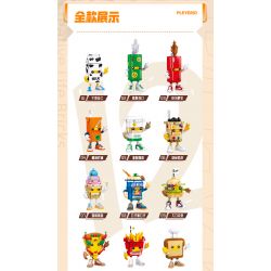 PLEYERID M38-B1123 B1123 1123 M38B1123 38-B1123 non  FOODIE LEAGUE 12 LOẠI bộ đồ chơi xếp lắp ráp ghép mô hình