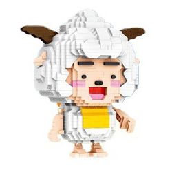 ZHEGAO LZ8180 8180 non  CỪU LƯỜI BIẾNG bộ đồ chơi xếp lắp ráp ghép mô hình PLEASANT GOAT AND BIG WOLF 1463 khối