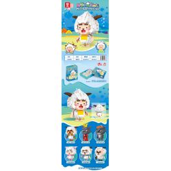 ZHEGAO LZ8180 8180 non  CỪU LƯỜI BIẾNG bộ đồ chơi xếp lắp ráp ghép mô hình PLEASANT GOAT AND BIG WOLF 1463 khối