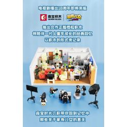 SEMBO 601310 non  BỘ SƯU TẬP KỶ NIỆM 18 NĂM DÀNH CHO GIA ĐÌNH CÓ TRẺ EM bộ đồ chơi xếp lắp ráp ghép mô hình Movie & Game Phim Và Trò Chơi 1583 khối