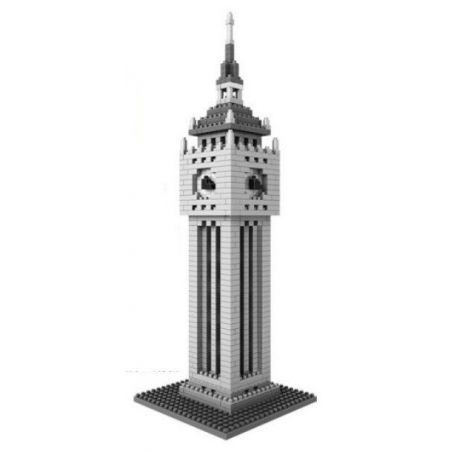 LOZ 9369 Xếp hình kiểu Nanoblock ARCHITECTURE Big Ben đồng Hồ Lớn 870 khối