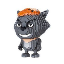 ZHEGAO LZ8179 8179 non  CON CHÓ SÓI TO bộ đồ chơi xếp lắp ráp ghép mô hình PLEASANT GOAT AND BIG WOLF 1273 khối