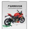 PanlosBrick 672105 Panlos Brick 672105 non  XE MÁY DUCATI V4 tỷ lệ 1:5 bộ đồ chơi xếp lắp ráp ghép mô hình  SUPERLEGGERA V4 Kỹ Thuật Công Nghệ Cao Mô Hình Phương Tiện 2221 khối