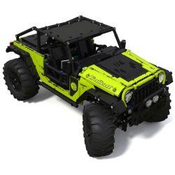 REBRICKABLE MOC-44443 44443 MOC44443 TA GAOLE T5010 5010 T5010A 5010A T5010B 5010B non  XE JEEP bộ đồ chơi xếp lắp ráp ghép mô hình 1:8 JEEP WRANGLER TRAILCAT Tỷ Lệ 1:8 2680 khối